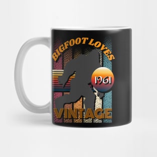 Bigfoot Loves Vintage 1961 Mug